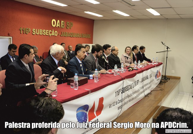 4793 – Palestra proferida pelo Juiz Federal Sergio Moro na APDCrim.