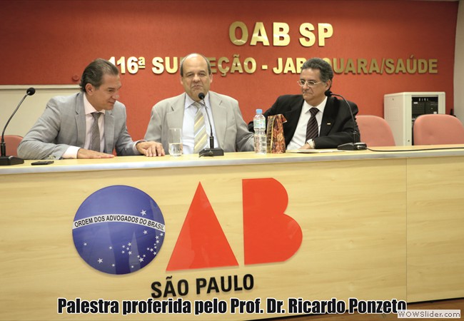 9057 – Palestra proferida pelo Prof. Dr. Ricardo Ponzeto