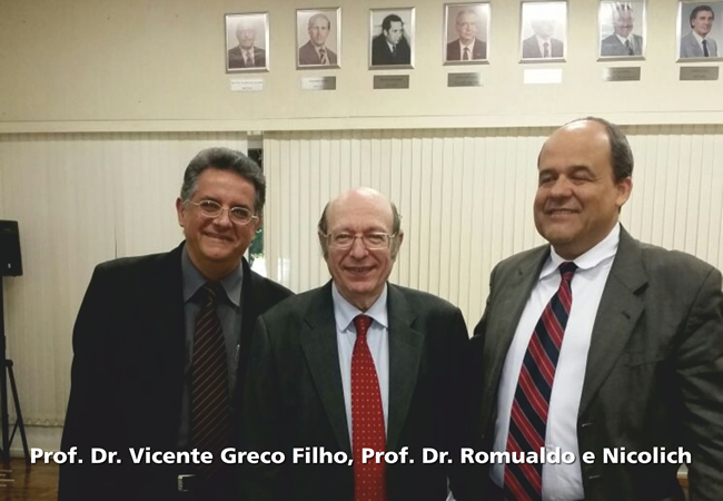 Dr. Vicente Greco Filho, Dr. Romualdo e Nicolich